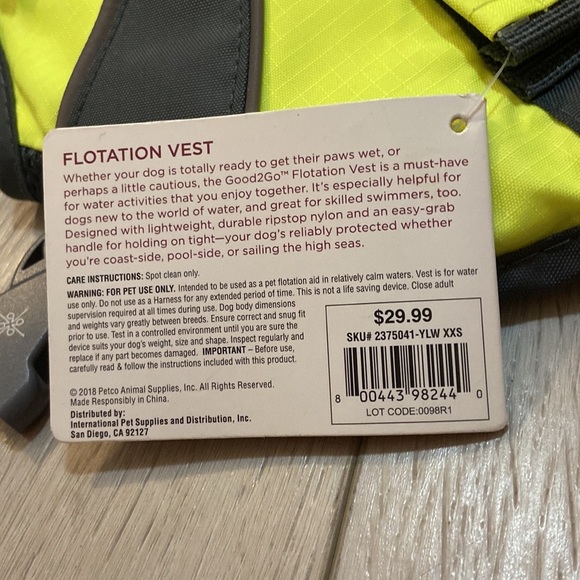 🐶 Flotation Vest XS - Picture 10 of 10